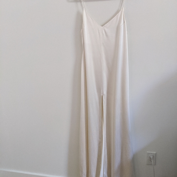 Reformation Cabot Ivory Maxi Wedding Gown M - Picture 5 of 11